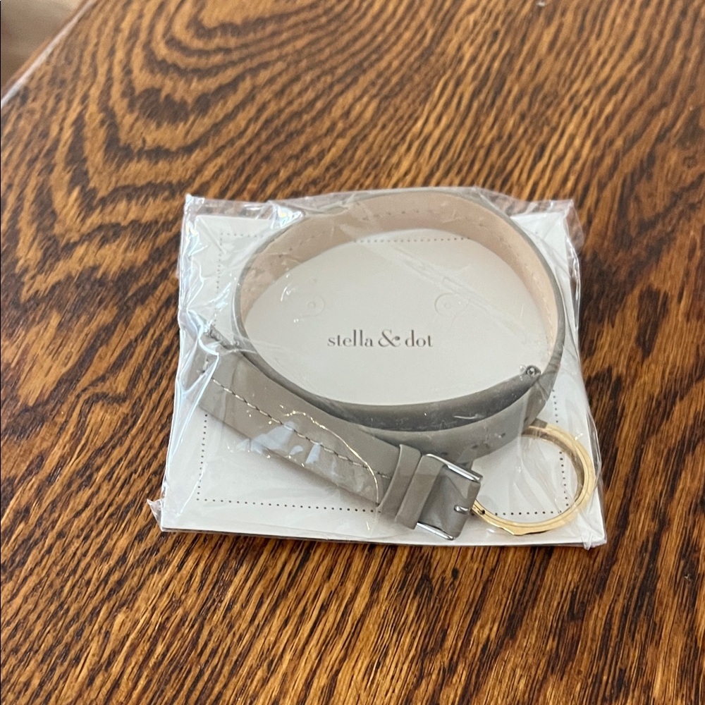 Stella & Dot wrap watch band with Gold Accent